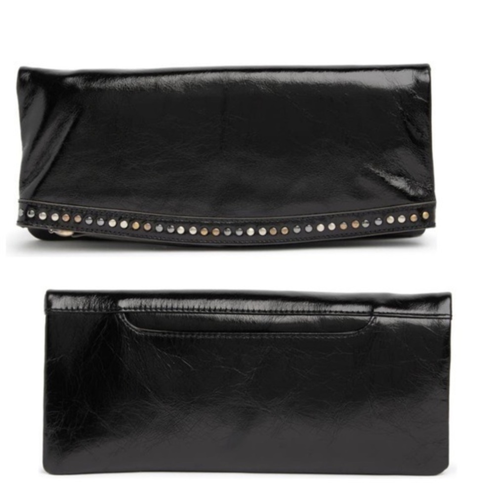 HOBO Zeal Zip Clutch in black, NWT